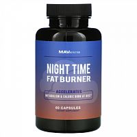 MAV Nutrition, Средство для сжигания жира в ночное время, 60 капсул