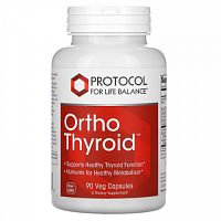 Protocol for Life Balance, Ortho Thyroid, 90 растительных капсул