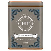 Harney & Sons, English Breakfast, чайная смесь HT, черный чай, 20 пакетиков, 40 г (1,4 унции)