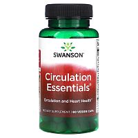 Swanson, Circulation Essentials, 60 растительных капсул