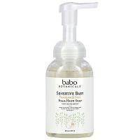 Babo Botanicals, Мыло для рук Sensitive Baby Foam, без отдушек, 8 жидких унций (237 мл)