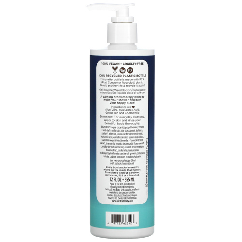 Pacifica, Coconut Cream, Body Wash, Electrolytes, Coconut & Vanilla, 12 fl oz (355 ml) фото 2