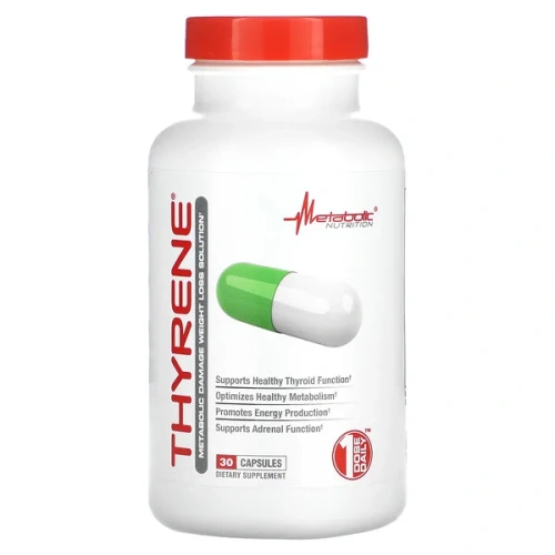 Metabolic Nutrition, Thyrene, Metabolic Damage Weight Loss Solution, 30 Capsules