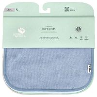 Green Sprouts, Stay Dry Burp Pads, Multicolor, 5 Pads