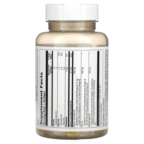 KAL, Ultra Omega 3, 6, 9, 50 мягких таблеток фото 2
