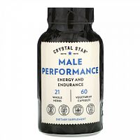 Crystal Star, Male Performance, 60 растительных капсул