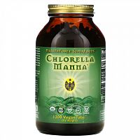 HealthForce Superfoods, Chlorella Manna, добавка с хлореллой, 1200 веганских таблеток