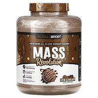 MuscleSport, Mass, Revolution, Chocolate Ice Cream, 6 lbs (2,721 g)
