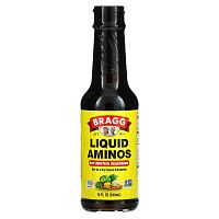 Bragg, Liquid Aminos, Приправа с соевым белком, 10 жидких унций (296 мл)