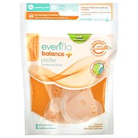 Evenflo Feeding, Balance + соска, от 6 месяцев, 2 силиконовые пустышки