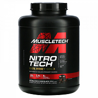 MuscleTech, Nitro Tech, 100% Whey Gold, сывороточный протеин, со вкусом двойного шоколада, 2,27 г (5 фунтов)