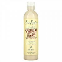 SheaMoisture, Ямайское черное касторовое масло, укрепляющий и восстанавливающий лосьон для укладки, 237 мл (8 жидк. Унций)