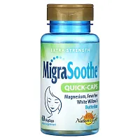 Nature&#x27;s Life, MigraSoothe, Quick-Caps, Extra Strength, 60 VegCaps