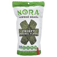 Nora Snacks, Seaweed Snacks, Crispy Original, 1.13 oz (32 g)
