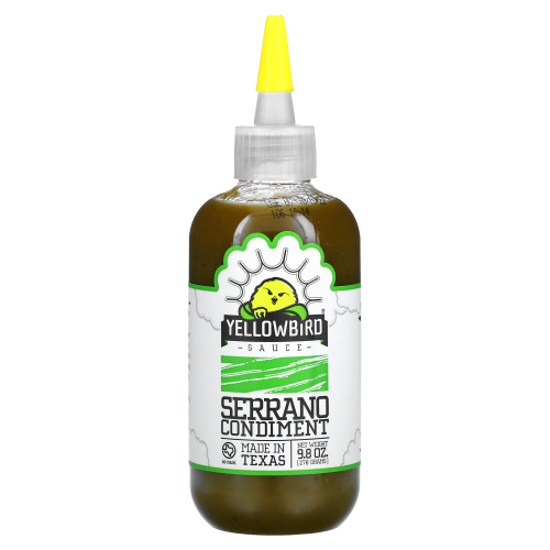 Yellowbird Sauce, Приправа Serrano, 278 г (9,8 унции)