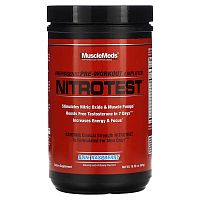 MuscleMeds, Nitrotest, Androgenic Pre-Workout Amplifier, Blue Raspberry, 16.72 oz (474 g)