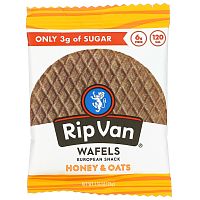 Rip Van Wafels, мед и овес, 33 г (1,16 унции)