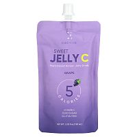 Everydaze, Sweet Jelly C, желейный напиток из конжака на растительной основе, виноград, 150 мл (5,02 жидк. Унции)