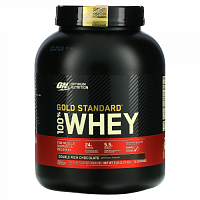 Optimum Nutrition, Gold Standard, 100% Whey, двойной шоколад, 2,27 кг (5 фунтов)