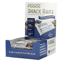 California Gold Nutrition, Foods, Wild Blueberry &amp; Almond Chewy Granola Bars, 12 Bars, 1.4 oz (40 g) Each