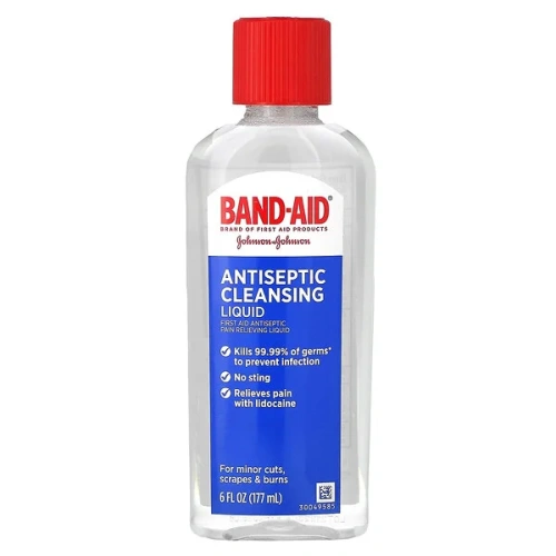 Band Aid, Antiseptic Cleansing Liquid, 6 fl oz (177 ml)