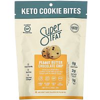 SuperFat, кето-печенье, с арахисовой пастой и шоколадной крошкой, 64 г (2,25 унции)