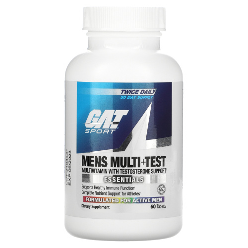 GAT, Mens Multi + Test, 60 таблеток фото 3