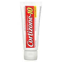 Cortizone 10, 1% гидрокортизоновая мазь против зуда, водостойкая, максимальная сила, 2 унции (56 г)