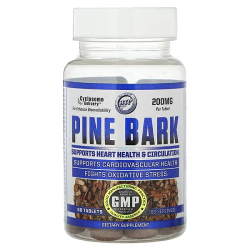 Hi Tech Pharmaceuticals, Pine Bark, 200 mg, 60 Tablets