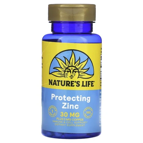 Nature&#x27;s Life, Zinc , 30 mg, 100 Capsules