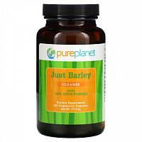 Pure Planet, Just Barley, 180 вегетарианских капсул