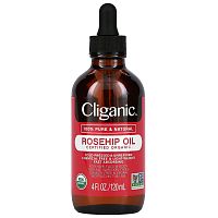 Cliganic, 100% Pure & Natural, Rosehip Oil, 4 fl oz (120 ml)