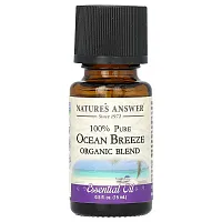 Nature&#x27;s Answer, 100% Pure Organic Essential Oil Blend, Ocean Breeze, 0.5 fl oz (15 ml)