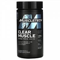 MuscleTech, Clear Muscle, HMB, свободная кислота, 84 капсулы с жидкостью