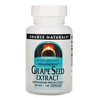 Source Naturals, Proanthodyn, Grape Seed Extract, 100 mg, 120 Capsules