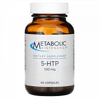 Metabolic Maintenance, 5-HTP, 100 мг, 60 капсул