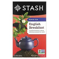 Stash Tea, Black Tea, English Breakfast, 20 Tea Bags, 1.4 oz (40 g)