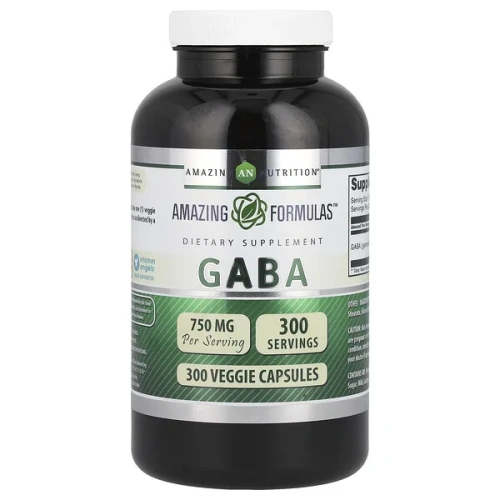 Amazing Nutrition, GABA, 750 mg, 300 Veggie Capsules