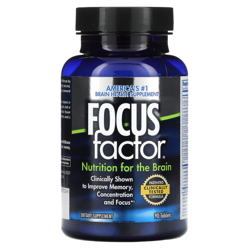 Focus Factor, Питание для мозга, 90 таблеток фото 3