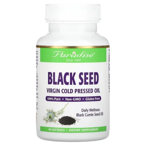 Paradise Herbs, Black Seed, 60 Softgels