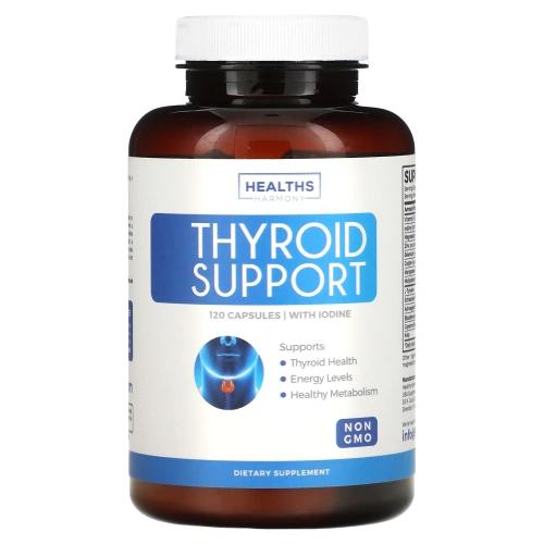 Healths Harmony, Поддержка щитовидной железы, 120 капсул