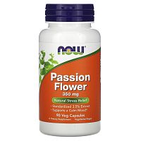 Now Foods, Пассифлора, 350 мг, 90 растительных капсул
