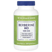 The Vitamin Shoppe, Berberine HCI, 500 mg, 120 Vegetable Capsules