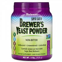 Bluebonnet Nutrition, Super Earth, пивные дрожжи, без вкуса, 908 г (2 фунта)