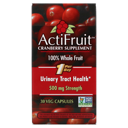 Enzymatic Therapy, ActiFruit Cranberry Supplement, 30 Veg Capsule