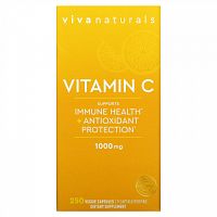 Viva Naturals, Витамин C, 1000 мг, 250 растительных капсул