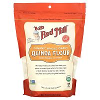 Bob's Red Mill, Органическая цельнозерновая мука из киноа, 510 г (18 унций)