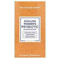 The Vitamin Shoppe, Women&#x27;s Probiotic, 50 Billion , 60 Vegetable Capsules