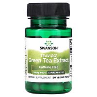Swanson, Экстракт зеленого чая Teavigo, 150 мг, 30 растительных капсул
