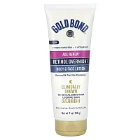 Gold Bond, Age Renew, Retinol Overnight Body &amp; Face Lotion, 7 oz (198 g)